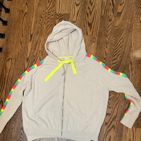 NWT Whisper by Brodie Rainbow shorts and NWOT hoodie - Picture 2 of 4